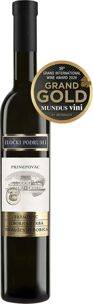 Vino Traminac Prosušene bobice Iločki podrumi